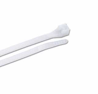 11" White Double Lock Cable Ties