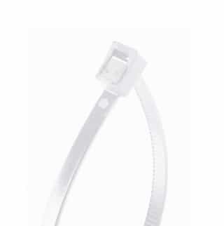 14" White Self-Cutting Cable Ties