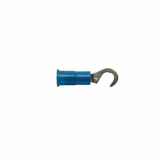 Non-Insulated Terminal Hooks, 12-10 GA, Stud Size 6, 50 Pack