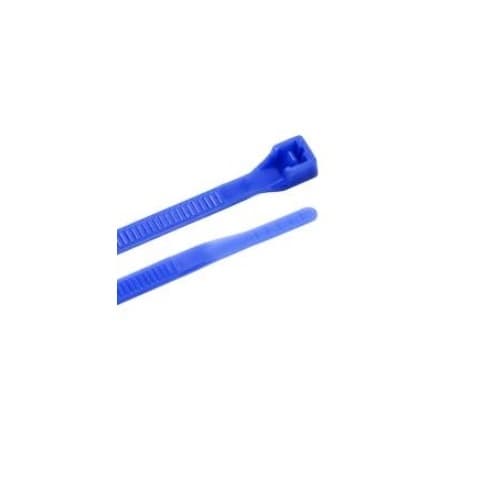 8-in Cable Tie, 50lb, Blue
