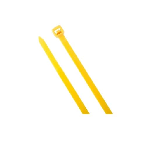 8-in Cable Tie, 50lb, Yellow