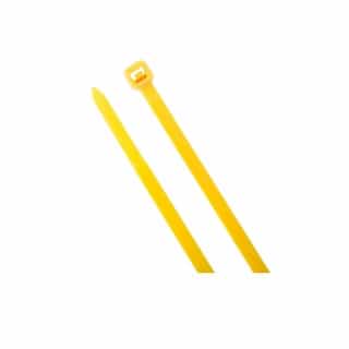 8-in Cable Tie, 50lb, Yellow