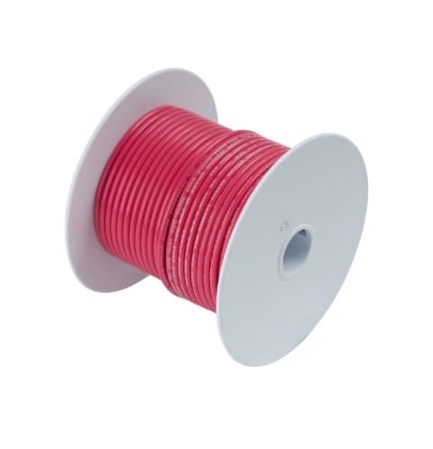 30 FT #16 AWG Red Primary Copper Wire 
