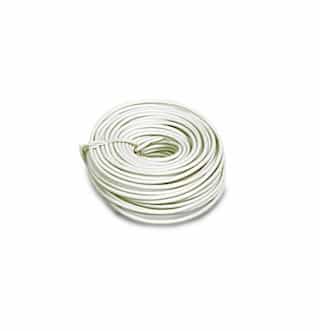 40 FT #18 AWG White Primary Copper Wire 