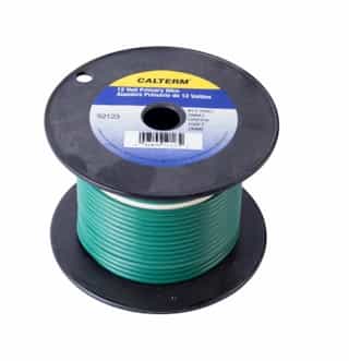 100 FT #10 AWG Green Primary Copper Wire 