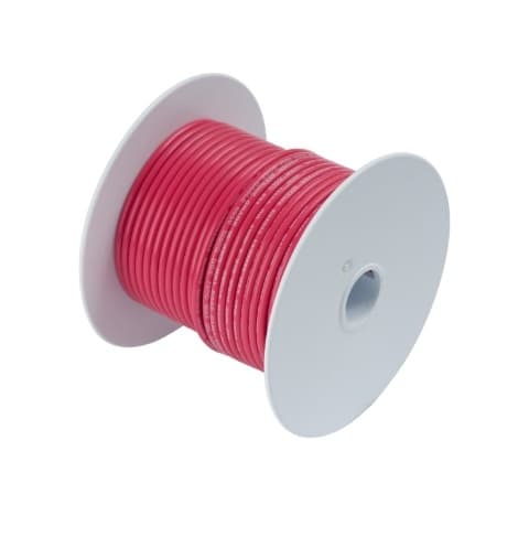 100 FT #12 AWG Red Primary Copper Wire 