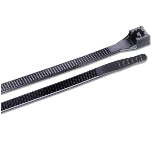 8-in Xtreme Cable Ties, Black, 20 Pack
