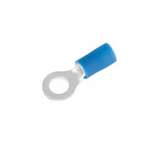 #16-14 AWG Blue Vinyl-Insulated Ring Terminals