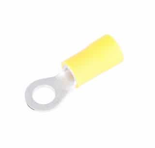 #12-10 AWG Yellow Vinyl-Insulated Ring Terminals