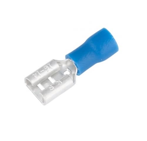 #16-14 AWG Blue Female Vinyl-Insulated Disconnects