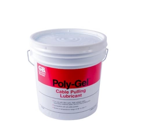 Poly-Gel Cable Pulling Lubricant, Non-Toxic, 1 Gallon Pail
