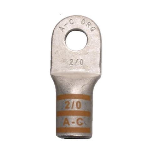 FTZ Industries Power Lug, Tin Plated, 4/0 AWG, 1/4-in Stud