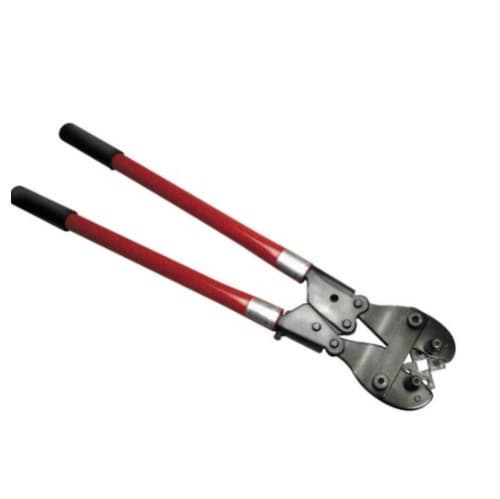 FTZ Industries 25-in Heavy Duty Crimp Tool w/ Control Cycle Mechanism, 6 AWG-250 MCM