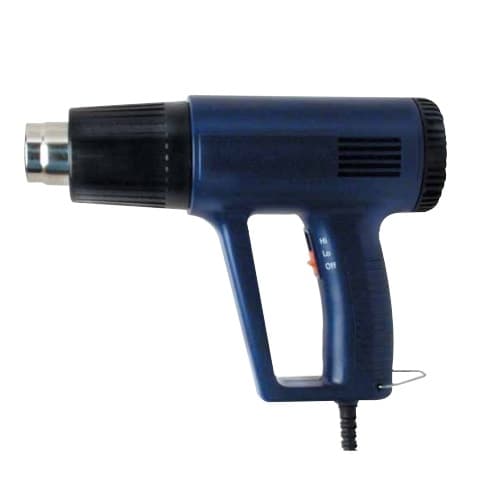 Electric Heat Gun, Dual Temperature, 750 & 1100 F, Blue