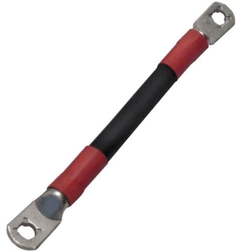 8-in Cross-Over Cable Assemblies, Stud Top, Negative, 1/0 AWG