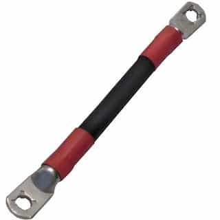 8-in Cross-Over Cable Assemblies, Stud Top, Negative, 1/0 AWG
