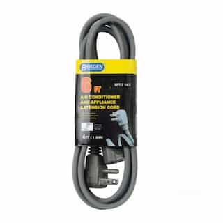 Bergen 15 Amp 6-ft Extension Cord for Air Conditioner & Major Applications, 125V