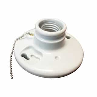 Pull-Chain Porcelain Lamp Holder