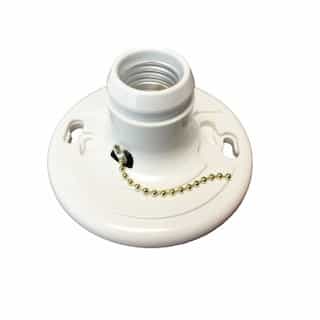 Pull-Chain Plastic Lamp Holder