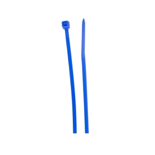 6-in Cable Tie, 18 lb, Blue