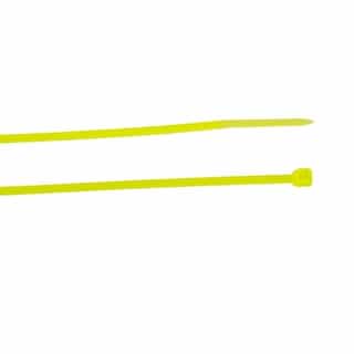 6-in Cable Tie, 18 lb, Fluorescent Yellow