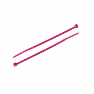 6-in Cable Tie, 18 lb, Pink