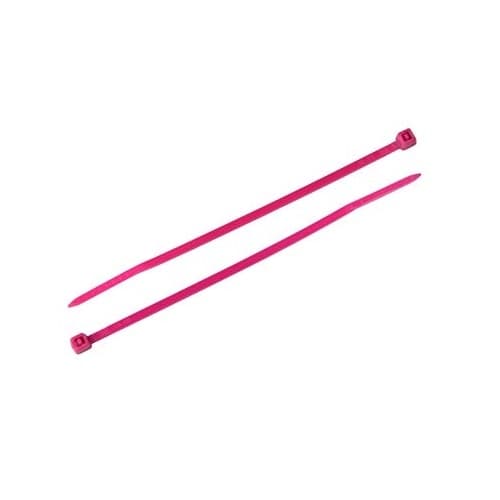 8-in Cable Tie, 18 lb, Pink