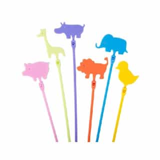 Animals Novelty Cable Ties, Assorted Colors