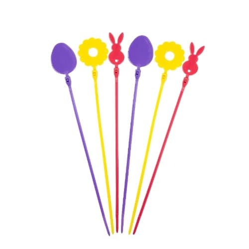 Easter Novelty Cable Ties, Assorted Colors