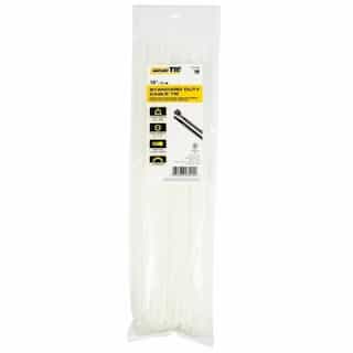 14-in Cable Ties, 50lb, Natural