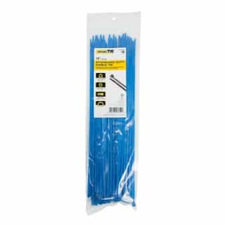 14-in Cable Ties, 50lb, Blue