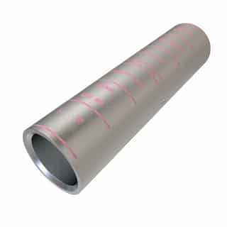 FTZ Industries Surecrimp Copper Compression Sleeve, Long Barrel, 650 kcmil, Silver