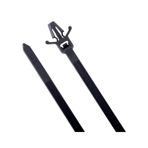 Gardner Bender 5-in Push Mount Cable Tie, 40lb, UV Black