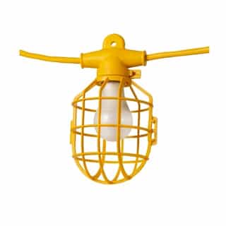 12W 100-ft 14/3 Plastic Temp String Light, 1100 lm, Yellow