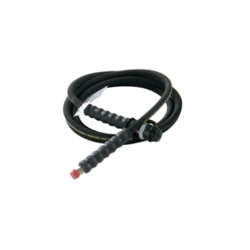10-ft Rubber Hydraulic Hose w/High-Flow Coupler