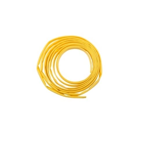 8-ft Heat Shrink Tubing, 5/16 to 5/32-in Diameter, Yellow
