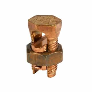 FTZ Industries Copper Split Bolt, 1/0 AWG - 4 AWG
