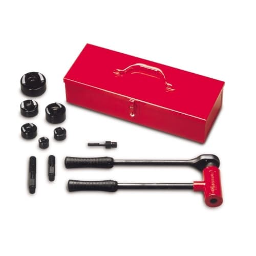 0.5 - 2-in Hand Ratchet Knockout Set