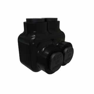 FTZ Industries Insulated Multi-Tap Connector, Single Sided, 2 Ports, 1/0-14 AWG
