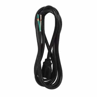 9-ft Power Supply Cord, Female Receptable, 13A, Black