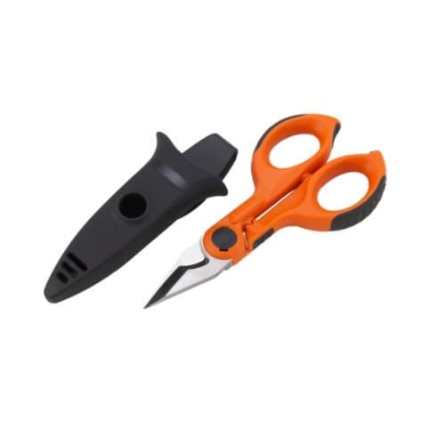 Industrial Scissors & Crimper w/ Safety Holster