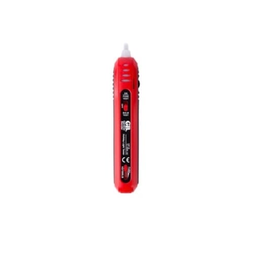 600V Non-Contact Voltage Light Bulb & Fuse Tester, Red