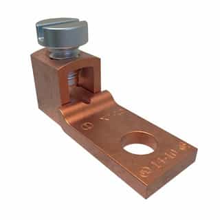 Mechanical Lug, 10-14 AWG, 1 Port, #6 Bolt Size, Copper