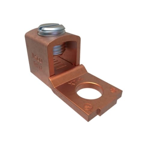 FTZ Industries Copper Mechanical Lug, 1/4-in Bolt, 4-14 AWG