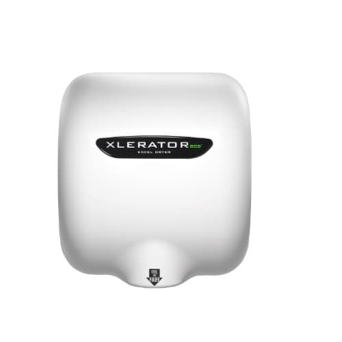 Excel Dryer Xlerator ECO Automatic Hand Dryer, No Heat Element, White BMC, 277V