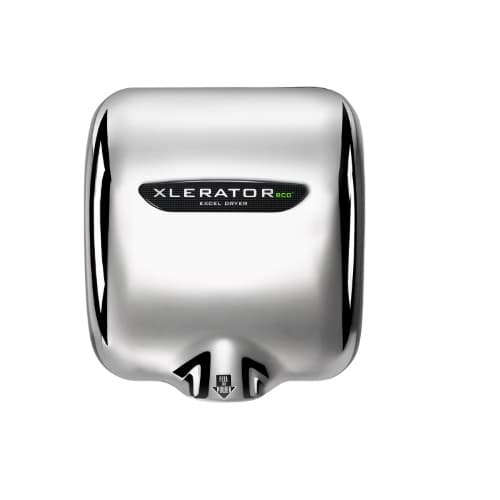 Excel Dryer Xlerator ECO Automatic Hand Dryer, No Heat Element, Chrome, 277V