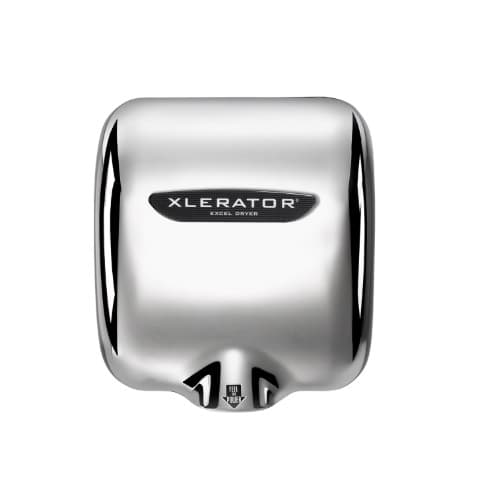 Excel Dryer Xlerator High Speed Automatic Hand Dryer, Chrome, 277V