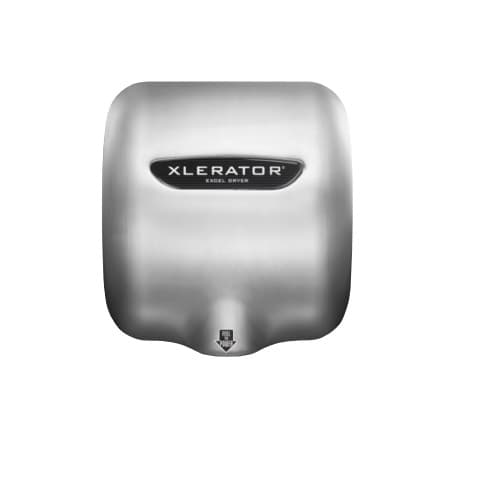 Xlerator Automatic Hand Dryer w/ HEPA Filter, Brushed Stainless Steel