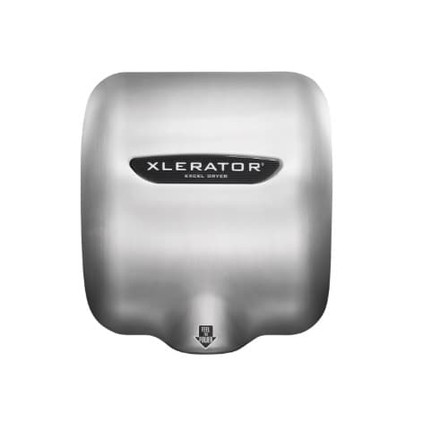 Excel Dryer Xlerator High Speed Automatic Hand Dryer, Stainless Steel, 277V