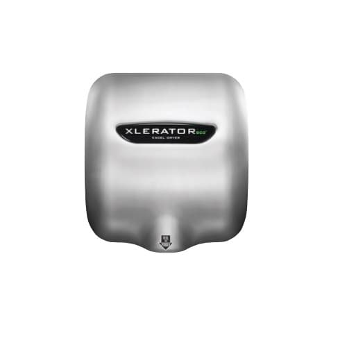 Xlerator ECO Automatic Hand Dryer, Stainless Steel, Custom Image